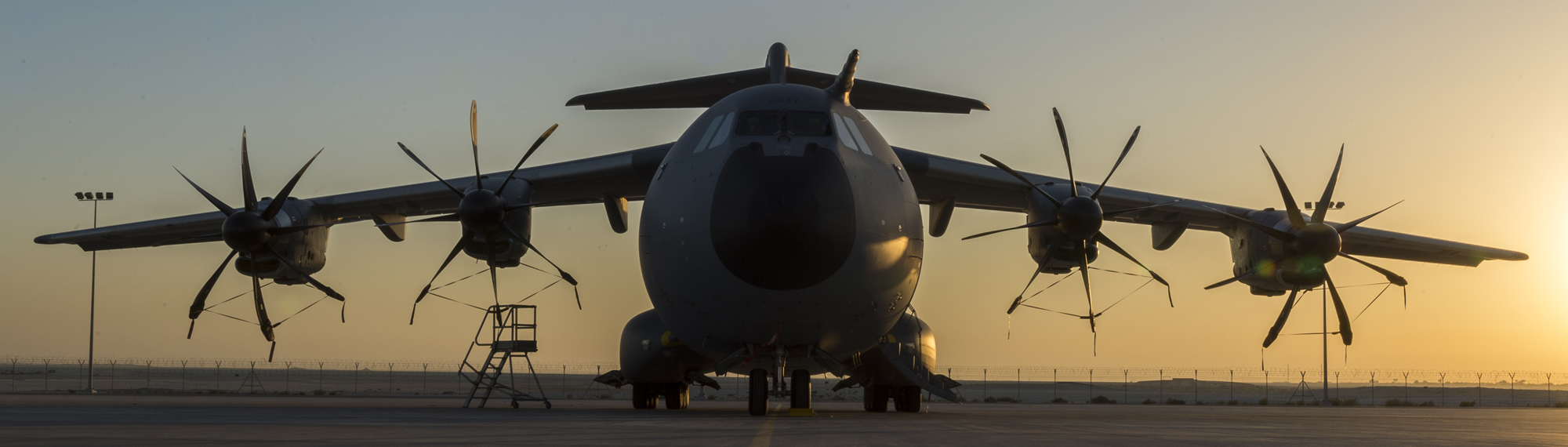 A400M and TP400-D6 engines on military base