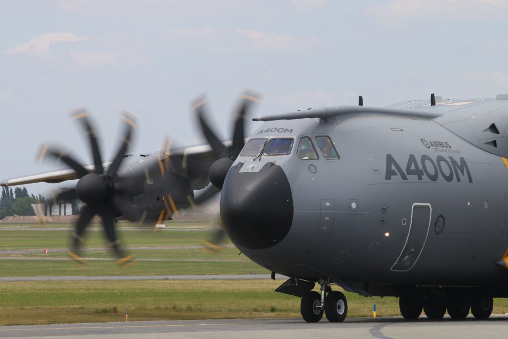 A400M at the Paris Air Show in june 2017