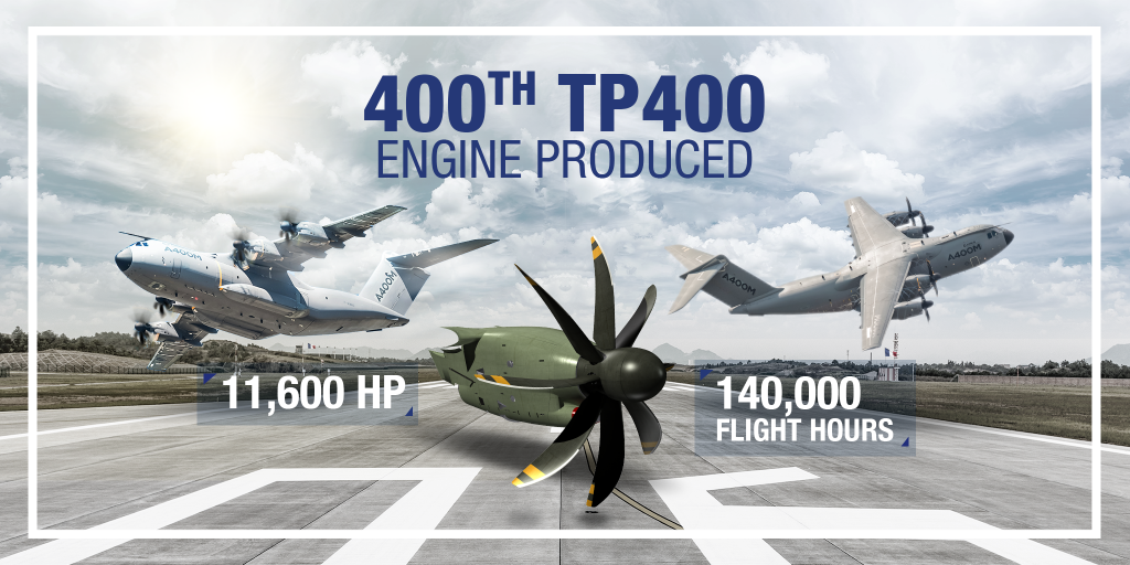 TP400-D6 engine celebrates 400th engine